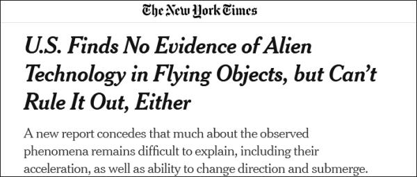 美国情报部门：144起UFO事件大多无法解释，呼吁进一步调查(图2)