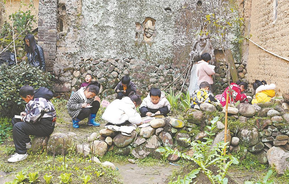 屏南前汾溪村‘乡野艺校’：孩子美育课堂，乡村因美蜕变(图2)