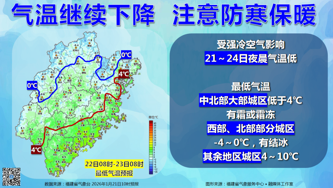福建多地现降雪雾凇，气温下降，福州 23 日起回暖(图13)