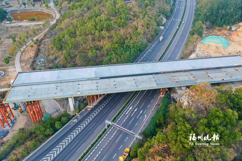 福州机场第二高速公路建设迎新进展，桥隧施工实现‘双突破’(图2)