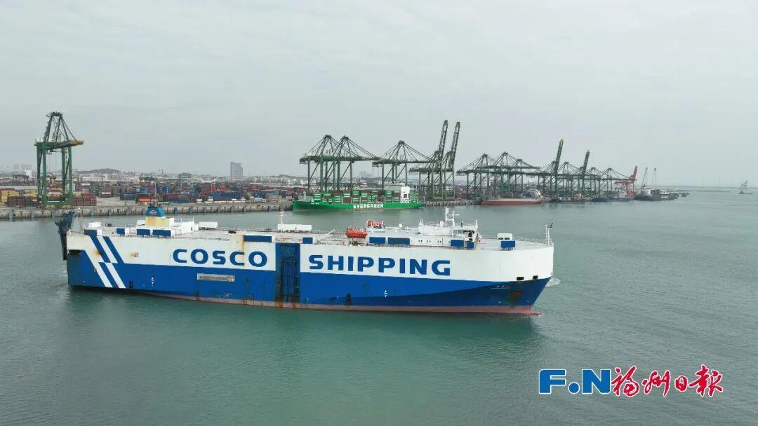 2026年首月福州港江阴港区整车出口破万，驶向世界开门红(图1)