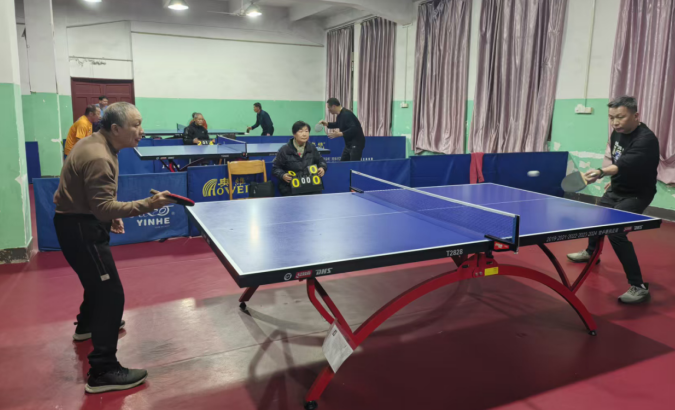 1月31日华大街道屏东社区邻里乒乓球赛迎新活动圆满举行(图2)