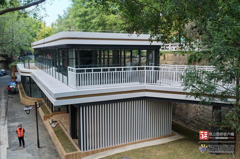 福州白马河公园配套用房项目将投用，国庆前为市民水畔生活添彩(图2)