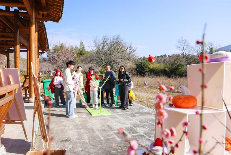 建宁梅花垇亲子赏花活动启幕，多重魅力嗨玩春日(图3)