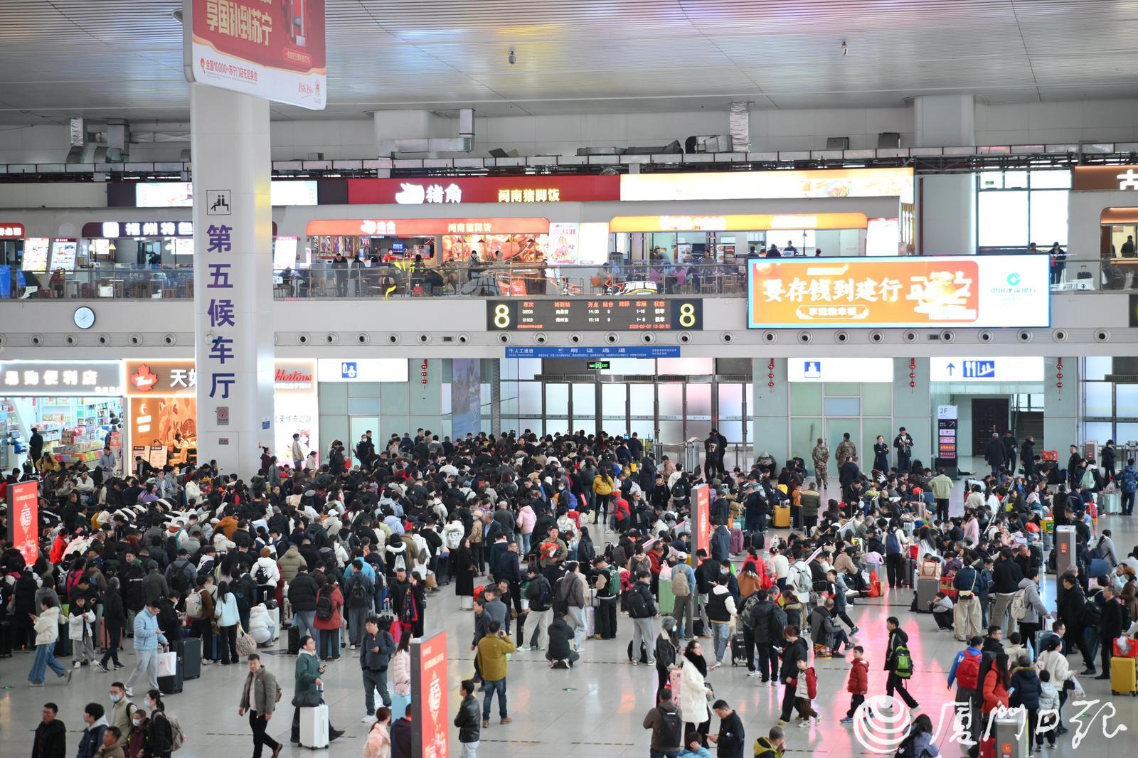 2月7日南铁旅客发送量增长，加开多趟列车保障春运出行(图2)